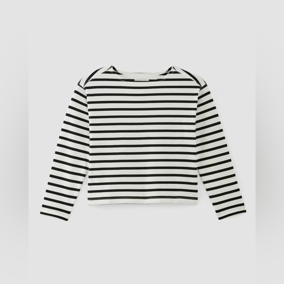 New Everlane The Mariner Tee Striped Shirt Women Size XS - Picture 6 of 16
